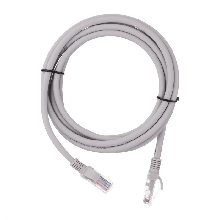 Патч-корд 2E САТ 6, UTP, 2м, 26AWG, RJ45, 7/0.16, Cu, LSZH, сірий