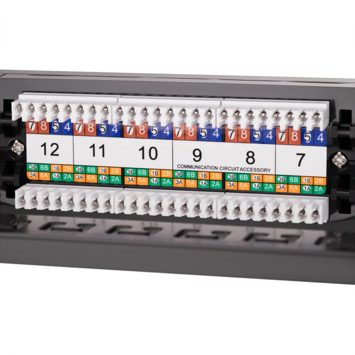 Патч-панель 2E САТ 5e, UTP, 19", 1U, 24 порти, зібрана