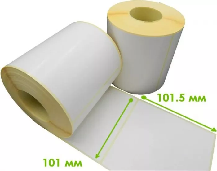 Термоетикетка Tama 101x101.5 мм 500 етикеток White
