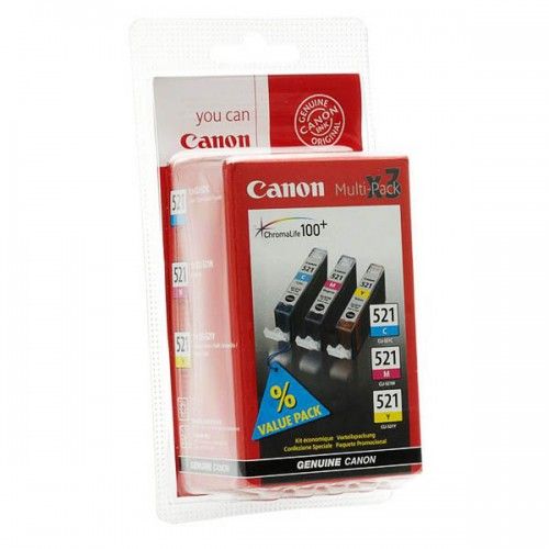 Комплект Canon No.521: Картридж Canon CLI-521 Bundle (C,M,Y) MP540/630