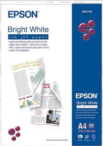 Папір Epson A4 Bright White Ink Jet Paper, 500арк.