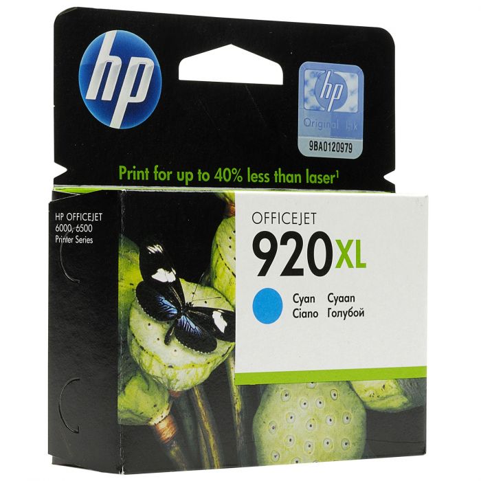 Картридж HP No.920XL OJ6000/6500/7000/7500 cyan