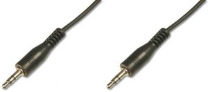 Кабель Digitus Audio connection stereo 3.5mm M/M 2.5m black