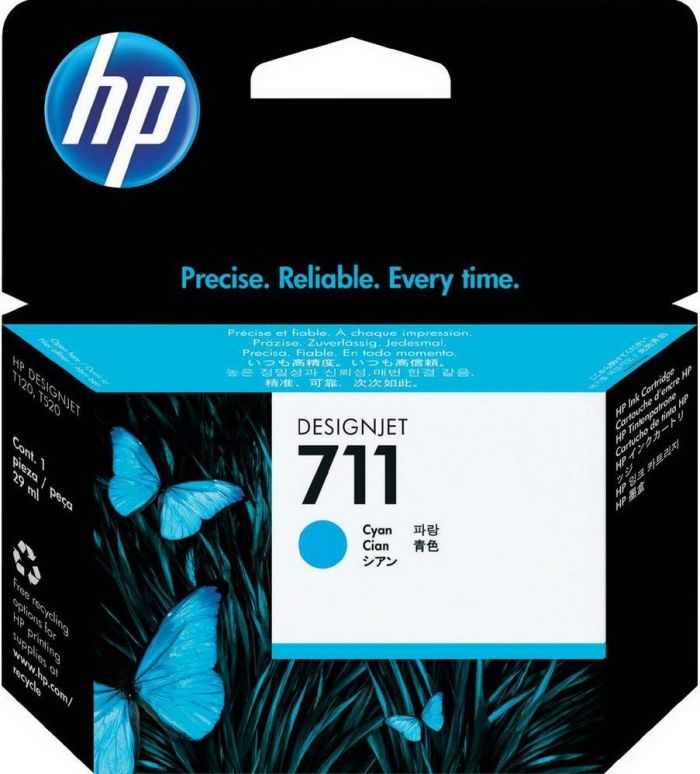 Картридж HP No.711 DesignJet 120/520 Cyan 3-Pack