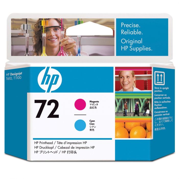 Друкуюча голівка HP No.72 DJ T610/T1100/T790 Magenta, Cyan