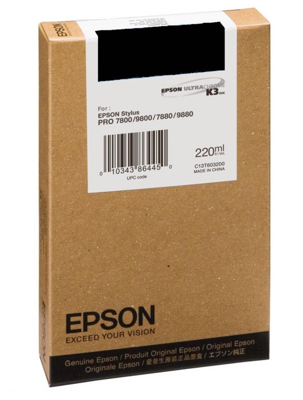 Картридж Epson StPro 7800/7880/9800/9880 photo black, 220мл.