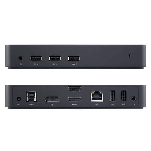 Порт-реплiкатор Dell USB 3.0 Ultra HD Triple Video Docking Station D3100 EUR