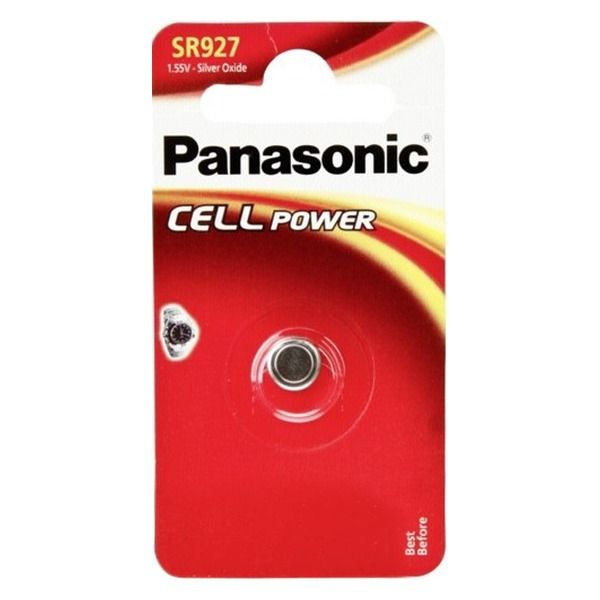 Батарейка Panasonic срібло-цинкова SR927(395, V395, D395) блістер, 1 шт.