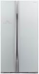 Холодильник SBS HITACHI R-S700PUC2GS, 180х77х92см, 2 дв., Х- 377л, М- 228л, A++, NF,  Інвертор, Сріблястий (скло)