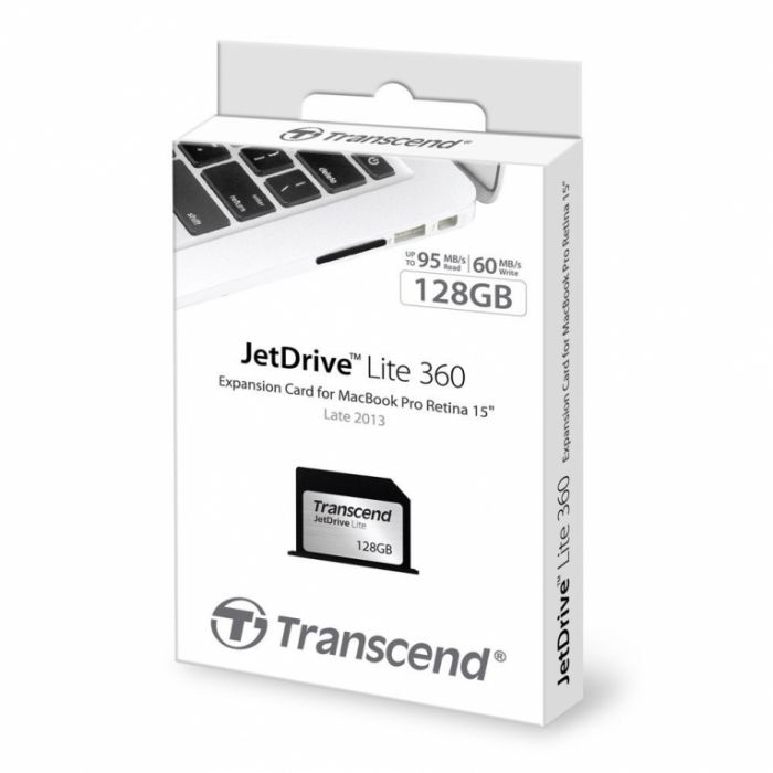 Карта пам'яті Transcend JetDrive Lite 128GB Retina MacBook Pro 15" Late2013-Middle2015