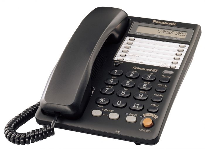 Дротовий телефон Panasonic KX-TS2365UAB Black