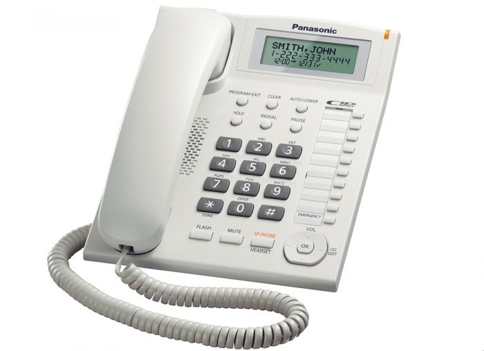 Дротовий телефон Panasonic KX-TS2388UAW White