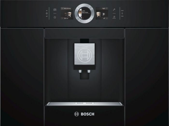 Вбудовувана кавова машина Bosch CTL636ES1 -19Бар/1600Вт/дисплей/нерж. сталь - чорний