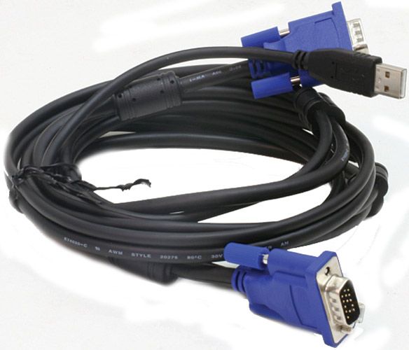 Комплект кабелів D-Link DKVM-CU3/B, 3м