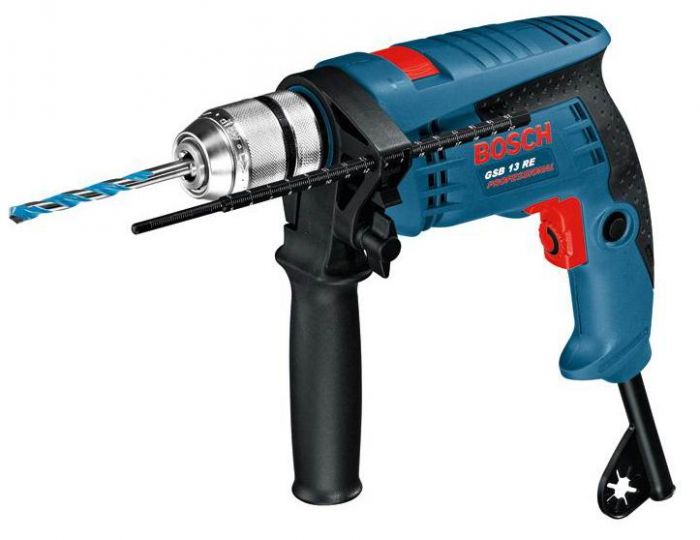 Дриль ударний Bosch GSB 13 RE, 600Вт, БЗП 1.5-13 мм, 1.8 кг