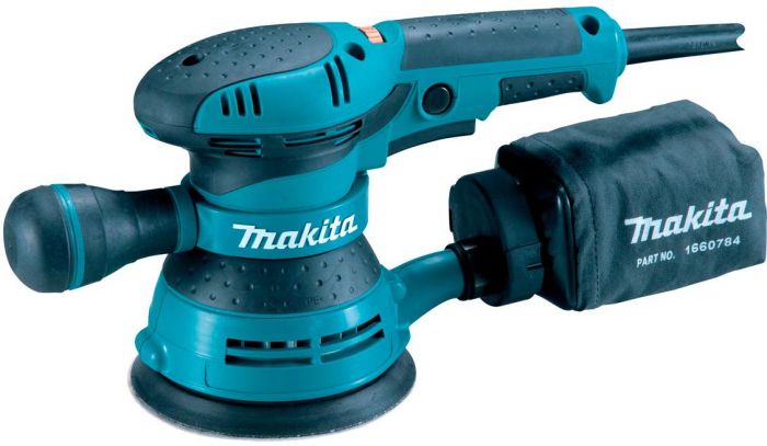 Шліфмашина ексцентрикова Makita BO5041, 300Вт, 125мм, 4000-10000 об/хв, 1.4 кг