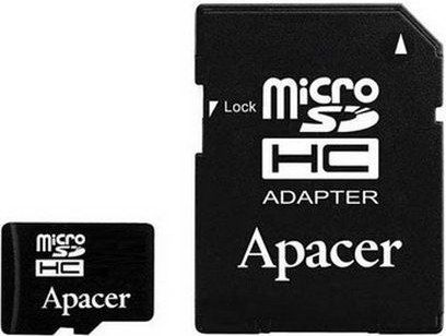 Карта пам'яті Apacer microSD  16GB C10 UHS-I + SD