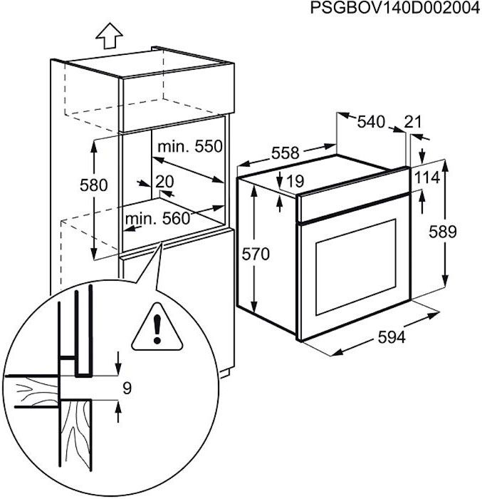 Духова шафа Electrolux EZB53430AW