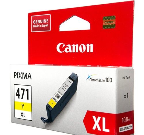 Картридж Canon CLI-471Y XL PIXMA MG5740/MG6840 Yellow