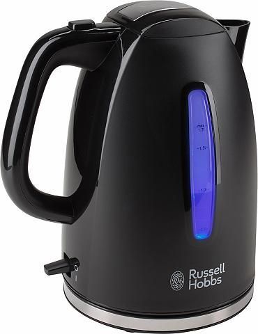 Електрочайник Russell Hobbs Textures Plus 1.7л, пластик, чорний