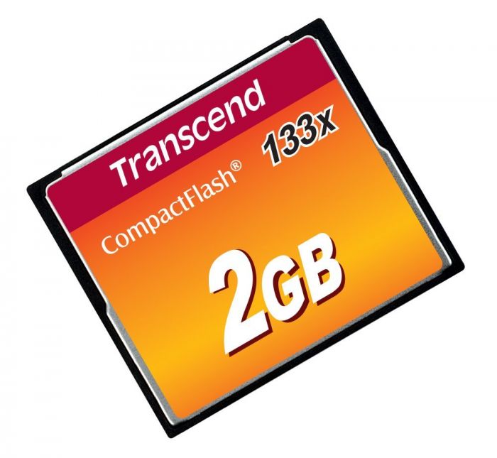 Карта пам'яті Transcend CompactFlash   2GB 133X