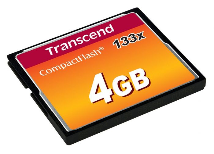 Карта пам'яті Transcend CompactFlash   4GB 133X