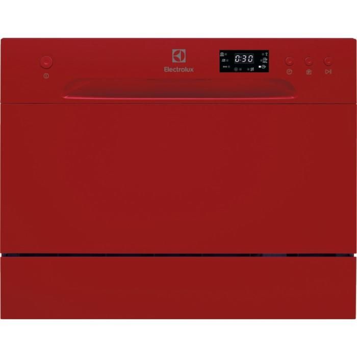 Посудомийна машина Electrolux ESF2400OS компактна, 6 комплектів, A+, 6 програм, дисплей, сріблястий