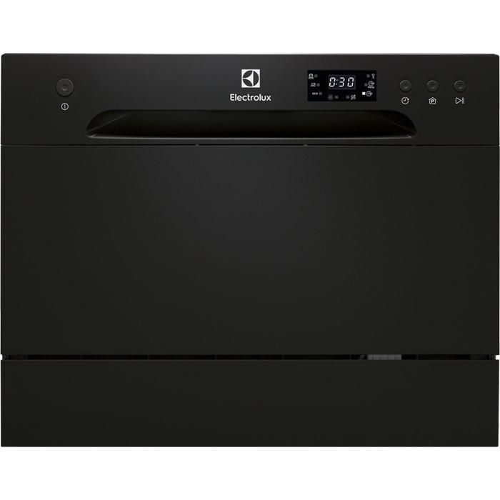 Посудомийна машина Electrolux ESF2400OK компактна, 6 комплектів, A+, 6 програм, дисплей, чорний
