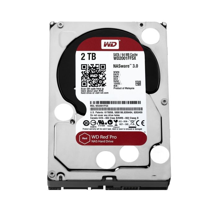 Жорсткий диск WD  2TB 3.5" 7200 64MB SATA Red Pro NAS