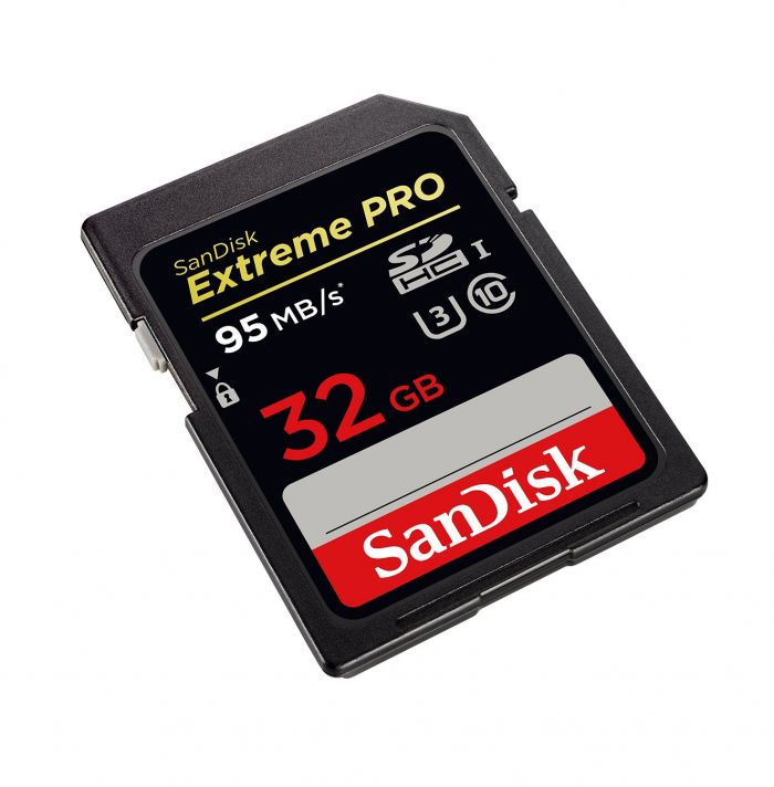 Карта пам'яті SanDisk SD   32GB V30 UHS-I U3 R95/W90MB/s Extreme Pro