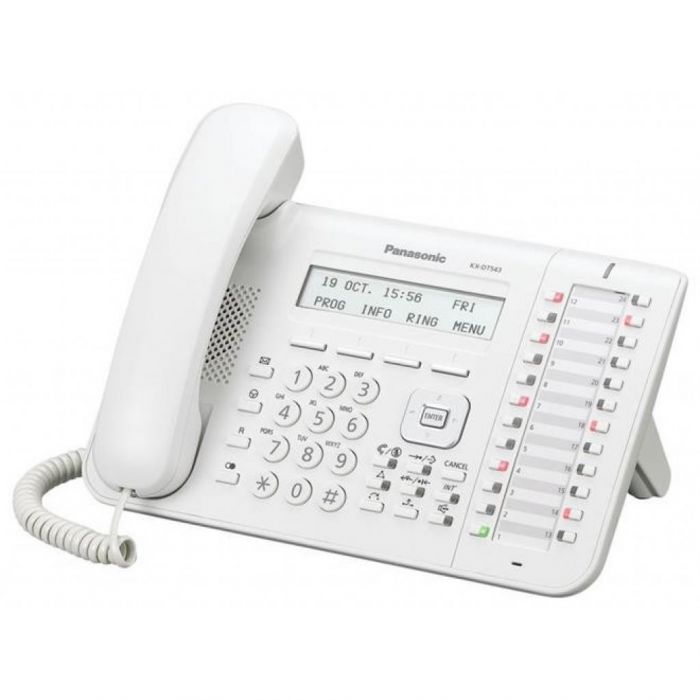 Системний телефон Panasonic KX-DT543RU White (цифровий) для АТС Panasonic