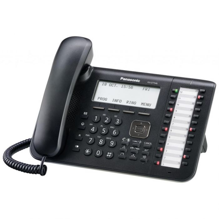 Системний телефон Panasonic KX-DT546RU White (цифровий) для АТС Panasonic
