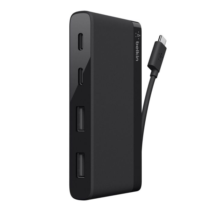 Концентратор Belkin 3.0 USB-C TRAVEL HUB,BLACK