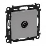 Розетка TV "зірка" штекер Алюміній, Valena LIFE