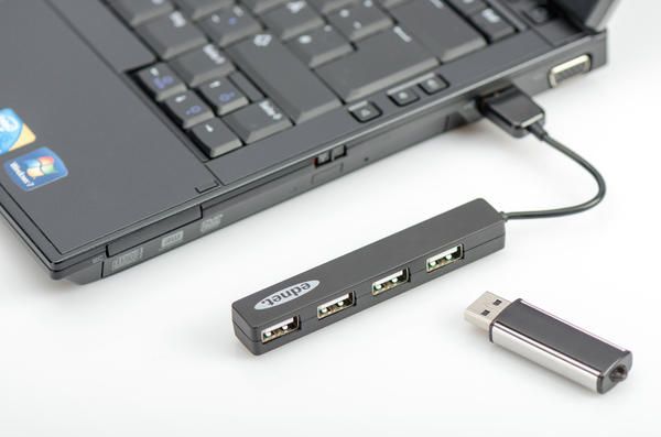 Концентратор EDNET USB 2.0, 4 раз"єми, чорний