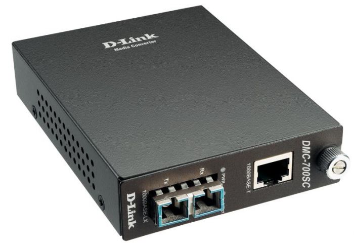 Медіаконвертер D-Link DMC-700SC 1xGE, 1x1000BaseSX MM, 550м, SC