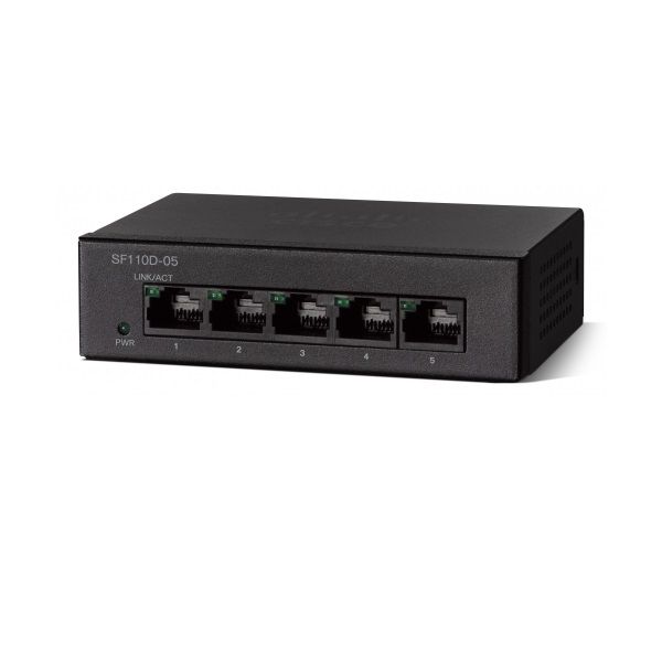 Комутатор Cisco SB SF110D-05 5-Port 10/100 Desktop Switch