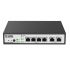 Комутатор D-Link DES-1100-06MP 4xFE PoE, 2x1GE