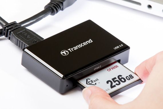 Кардрідер Transcend USB 3.0 CFast Black