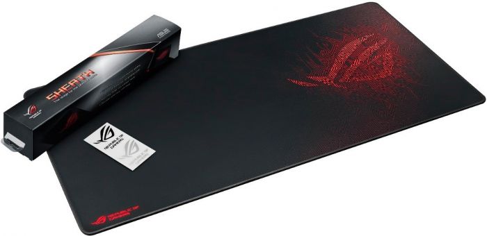 Килимок для миші ASUS ROG Sheath XXL Black/Red (900х440х3мм)