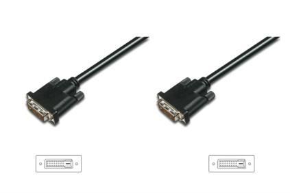 Кабель ASSMANN DVI-D dual link (AM/AM) 3.0m, black