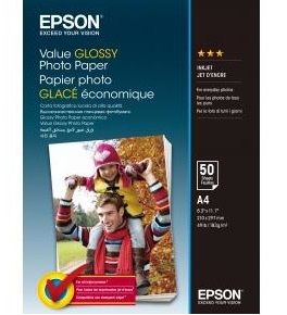 Папір Epson A4 Value Glossy Photo Paper 50 л.