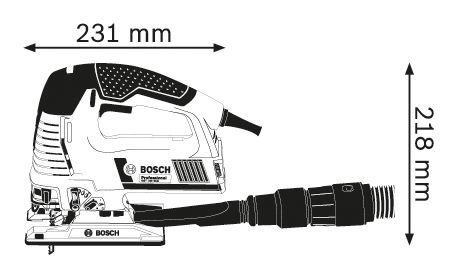 Лобзик Bosch GST 160 BCE 800Вт 800-3.000 ход/хв 2.3 кг.