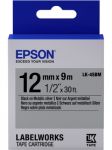 Картридж зі стрічкою Epson LK4SBM принтерів LW-300/400/400VP/700 Metallic Blk/Siv 12mm/9m
