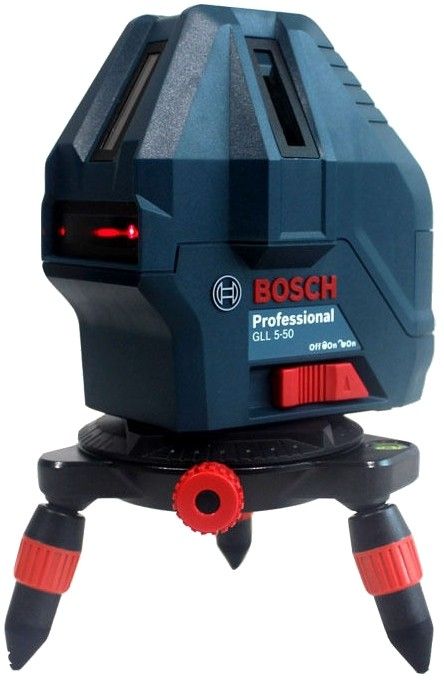 Нiвелiр BOSCH GLL 5-50X лазерний, до 50 м сумка, перехiдник до штативу