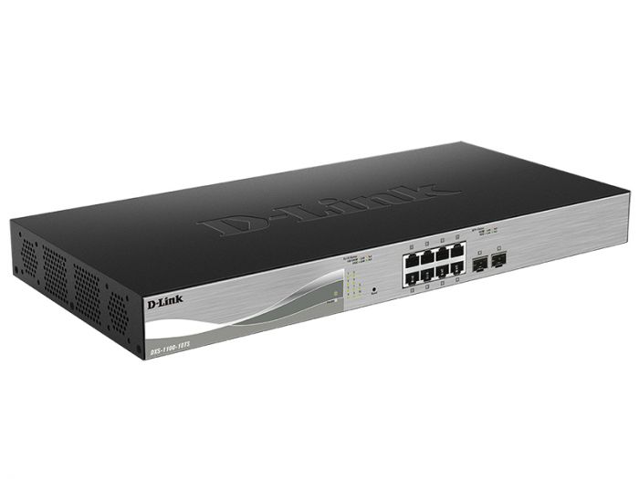 Комутатор D-Link DXS-1100-10TS 8x10GE, 2xSFP+ EasySmart