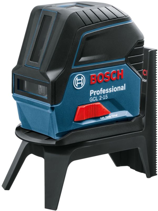 Нівелір лазерний Bosch GCL 2-15 + RM1, точність ± 0.3 мм/м, до 15 м, 0.5 кг
