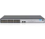 Комутатор HPE 1420-24G-2SFP Unmanaged Switch, 24xGE, 2xGE SFP ports L2, LT Warranty