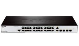 Комутатор D-Link DES-3200-28 24xFE, 2xGE/SFP, 2xSFP, L2