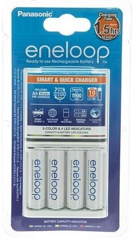 Зарядний пристрій Smart-Quick Charger+Eneloop 4AA 1900 mAh NI-MH